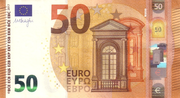 P23SD European Union 50 Euro (2017-Draghi)